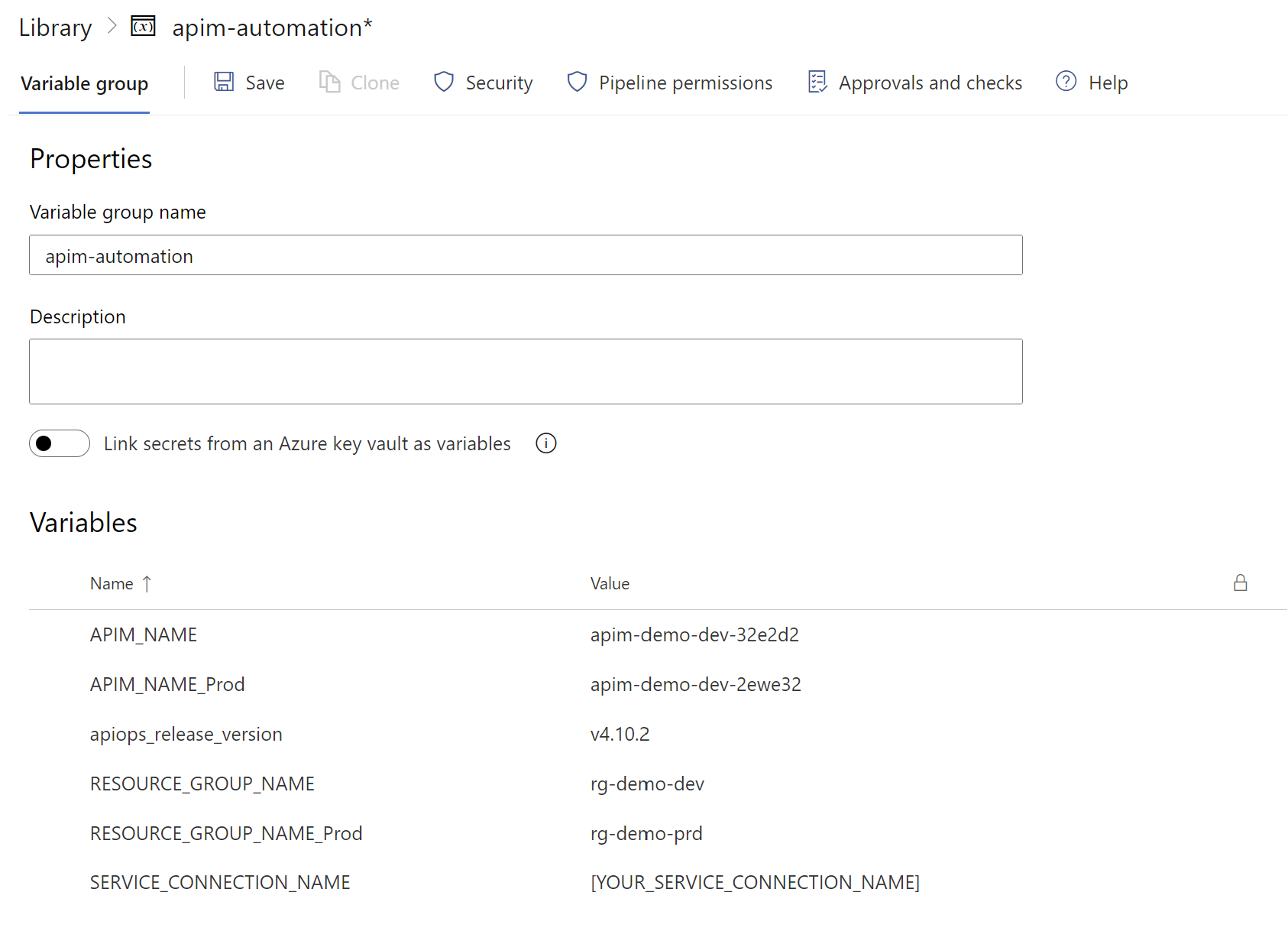 azure-apiops-tutorial-variable-group-updated